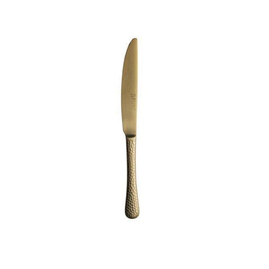 Furtino Hamford Table Knife Gold Matt 18/10 Stainless Steel Table Knife 4 mm, Pack of 12