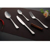 Furtino Hamford Dessert Knife Silver Mirror 18/10 Stainless Steel Dessert Knife 4 mm, Pack of 12