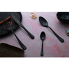 Furtino Hamford Table Spoon Black Matt 18/10 Stainless Steel Table Spoon 4 mm, Pack of 12