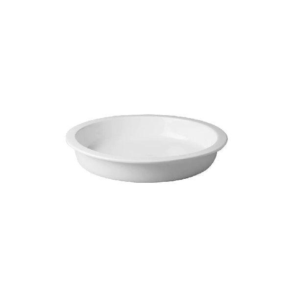 Wundermaxx Porcelain Round Pan Insert, Ø 39 x H 6.5 cm, Capacity 6 Litres - thehorecastore
