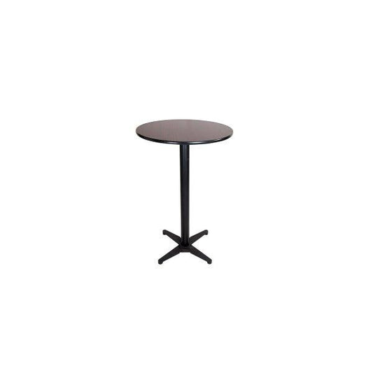 Walnut Flip Top Cocktail Table Ø 70 x H 105 cm,  Tilt-top Version Made Of MDF, Height Adjustable To Offer End Users Flexibility For Different Occasions