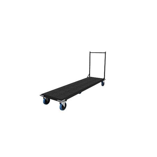 Rectangular Table Trolley L 182 x W 52 x H 80 cm, Allows Up To 8 Tables To Be Stored Flat And Stacked, Moving Is Now Simpler And Safer Than Ever - HorecaStore