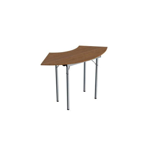 Beechwood Quarter Round Table L 45 x W 45 cm, Sturdy And Space-Saving, MDF Laminated Table Top