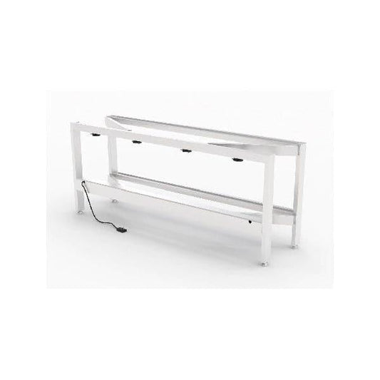 Foldable Table Frames Aluminium L 176 x W 75 x H 83 cm, Lightweight, Rust Proof, High Heat resistant, Scratch Resistant - HorecaStore