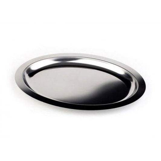 Stainless Steel Oval Tray, L 70 x W 46 cm - thehorecastore