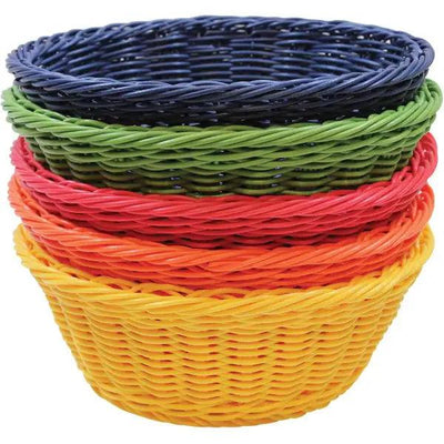 Tablecraft HM1175A Handwoven Baskets Ridal Color Assorted Collection 8.25