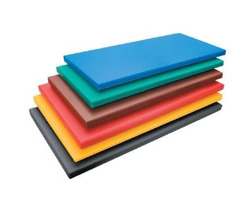 Chef's Professional Cutting Board Polyethylene L 50 x W 30 x H 2 cm, Yellow - thehorecastore